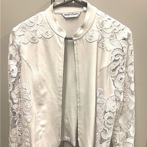 Beautiful white and lace jacket